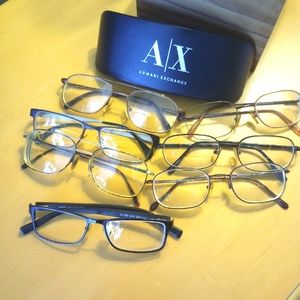 Lot of 7 Eyeglass Frames